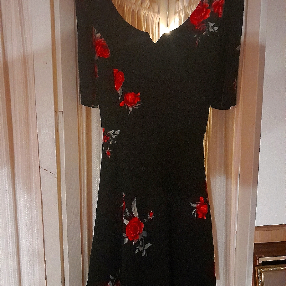 Classy rose evening dress